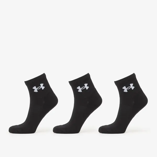 Under Armour Nogavice Under Armour Performance Cotton Qtr Sock 3-Pack Black XL