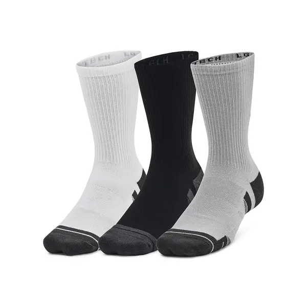 Under Armour Nogavice Under Armour Performance Tech 3-Pack Crew Gray XL