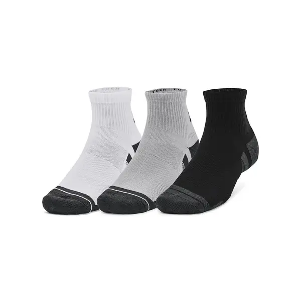 Under Armour Nogavice Under Armour Performance Tech 3-Pack Qtr Gray XL