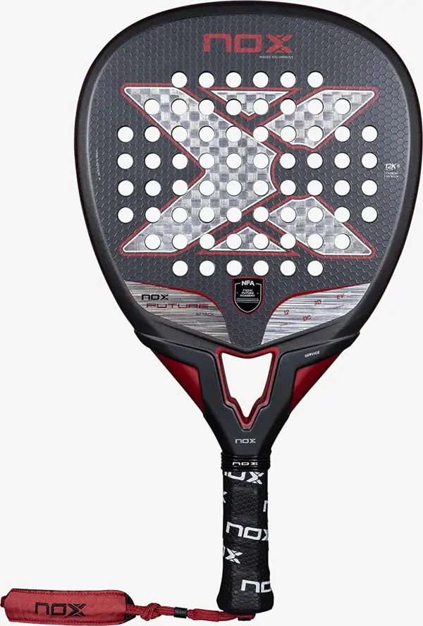 NOX NOX Future Attack 12K Alum Racket Black Universal