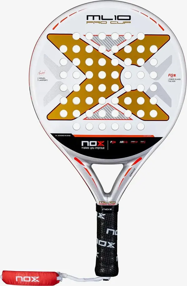 NOX NOX Racket Ml10 Pro Cup Coorp By Miguel Lamperti White Universal