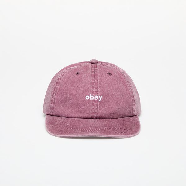 OBEY Clothing OBEY Pigment Lowercase 6 Panel Cap Pigment Vino Universal