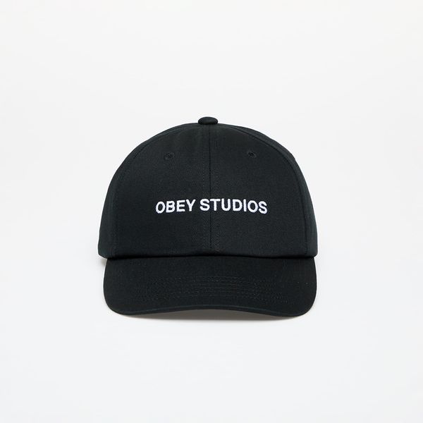 OBEY Clothing OBEY Studios Twill 6 Panel Cap Black Universal