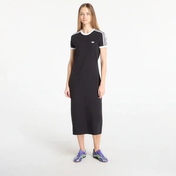 adidas Originals Obleka adidas 3 Stripes Dress (Slim) Black/ White S