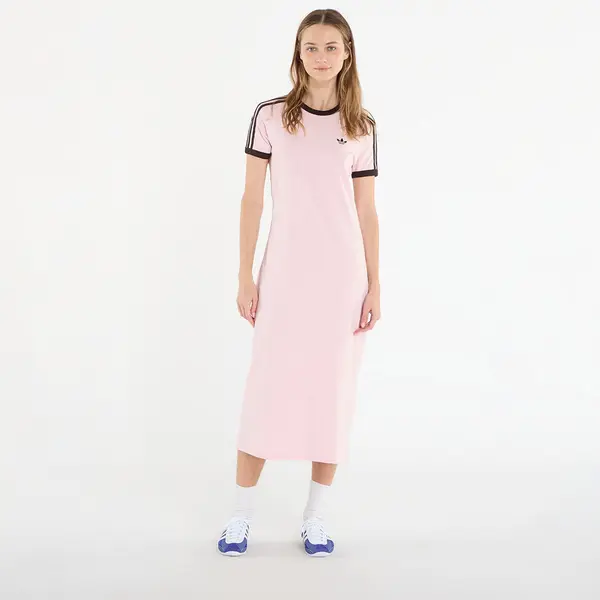 adidas Originals Obleka adidas 3 Stripes Dress (Slim) Sandy Pink/ Aurora Coffee S
