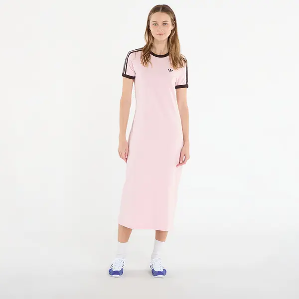 adidas Originals Obleka adidas 3 Stripes Dress (Slim) Sandy Pink/ Aurora Coffee XS