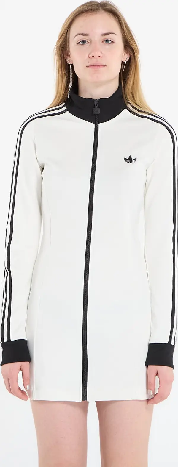 adidas Originals Obleka adidas Classic Dress Off White/ Black XS