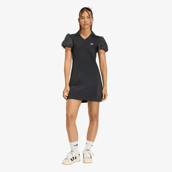 adidas Originals Obleka adidas Dress With Balloon Sleeves Black L