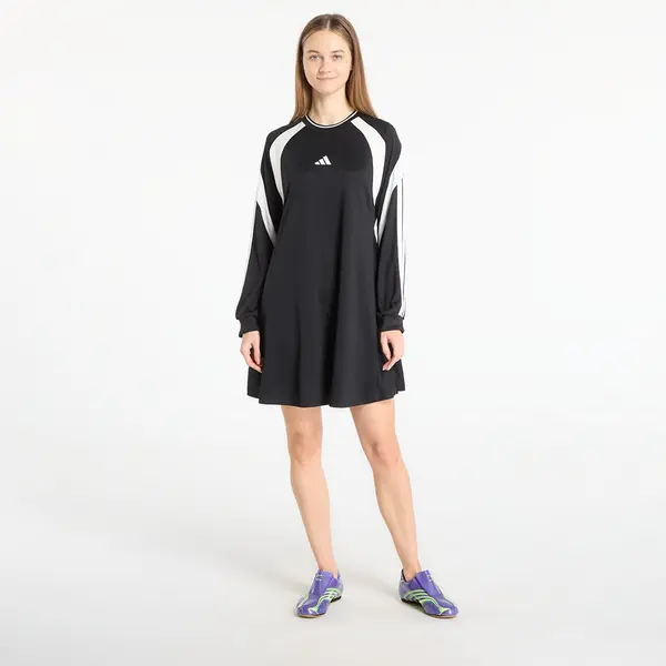 adidas Performance Obleka adidas House Of Tiro Dress Black/ Off White/ White XS