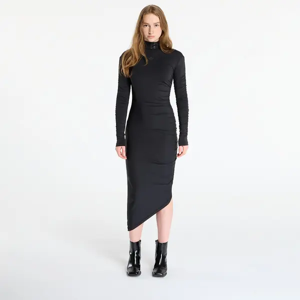 adidas Originals Obleka adidas Ruched Maxi Dress Black L