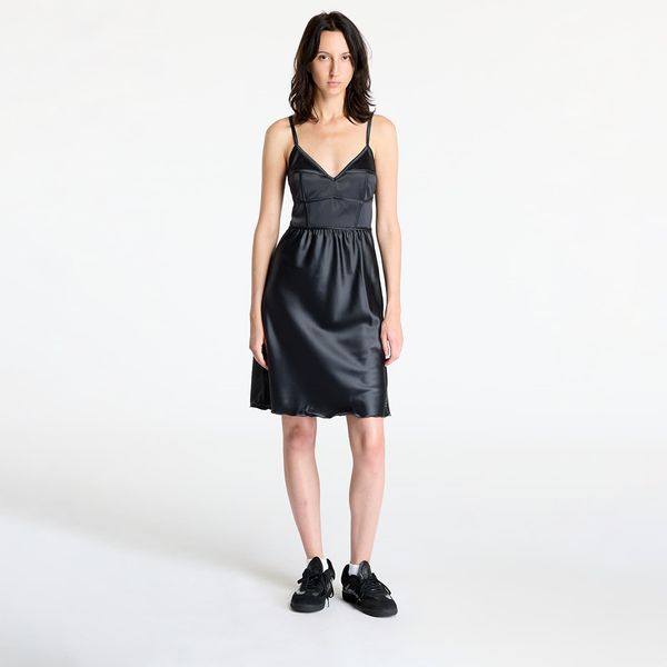 adidas Originals Obleka adidas Satin Dress Carbon M
