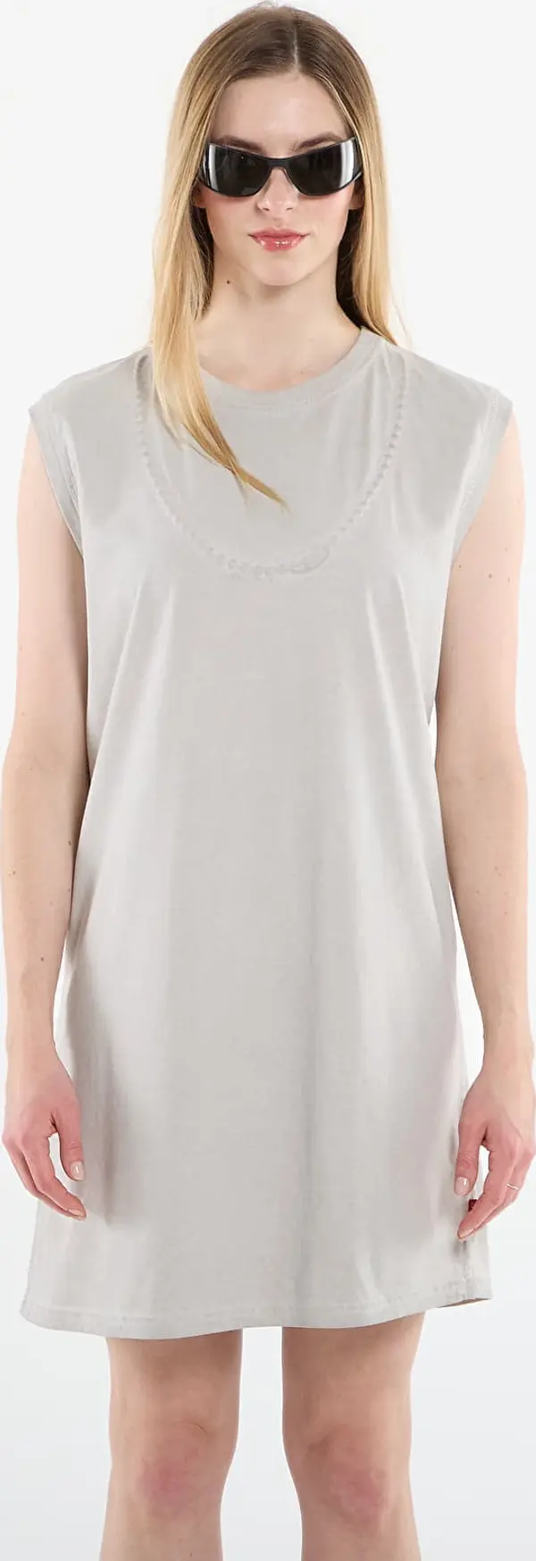 Diesel Obleka DIESEL D-Emb Dress Off White M