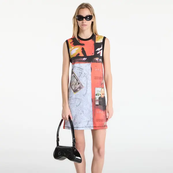 DIESEL Obleka Diesel D-Hessa Dress Printed Jersey L
