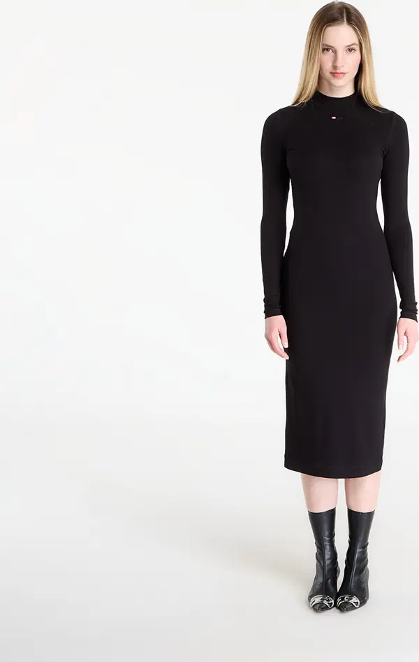 Diesel Obleka DIESEL D-Mokky-Ls-Microdiv Dress Black S