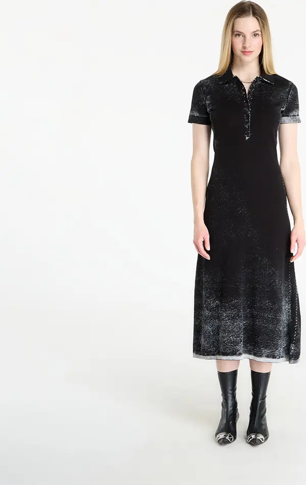 Diesel Obleka DIESEL M-Lourens Dress Black M