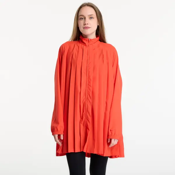 Nike Obleka Nike Sportswear Women's Oversized Long-Sleeve Pleated Mini Dress Lt Crimson/ Lt Crimson M