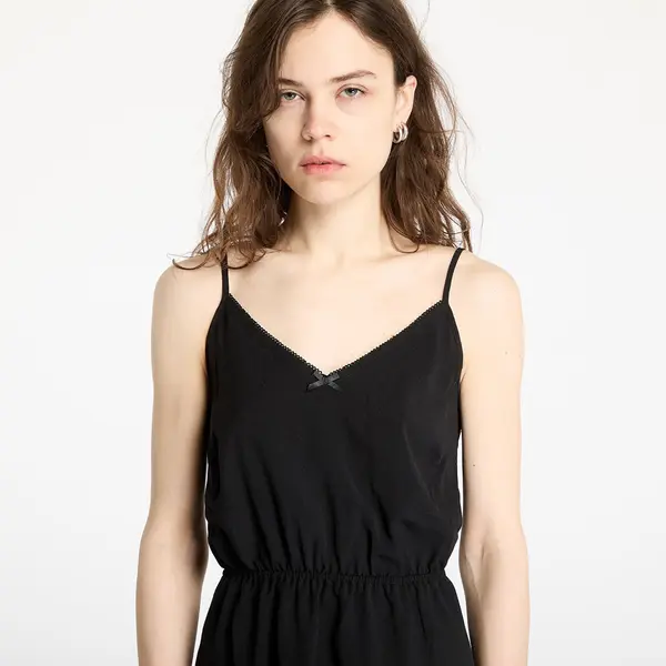Tommy Hilfiger Obleka Tommy Jeans Essential Strap Dress Black XS