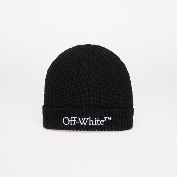 Off-White Off-White Bookish Classic Knit Beanie Black/ White Universal