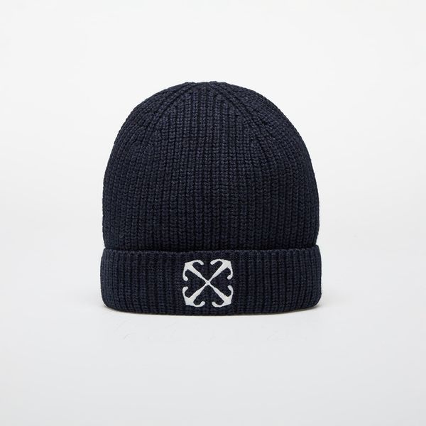 OFF-WHITE KIDS Off-White Kids Arrow Beanie Navy Blue/ Off White I