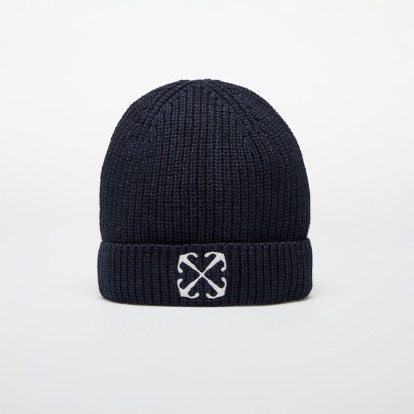 OFF-WHITE KIDS Off-White Kids Arrow Beanie Navy Blue/ Off White II