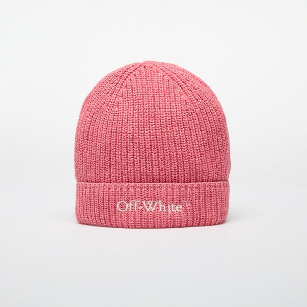 OFF-WHITE KIDS Off-White Kids Bookish Beanie Pink/ Off White I