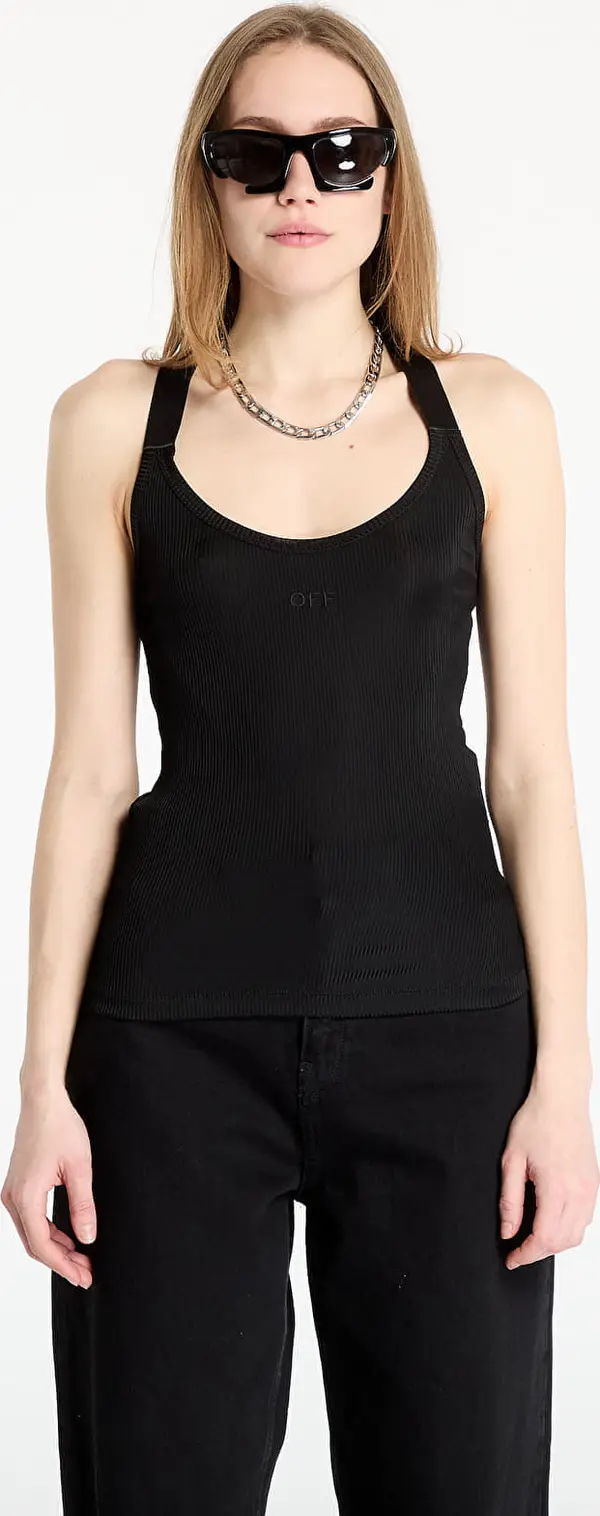 Off-White Off-White Light Rib Alla Top Black/ Black S