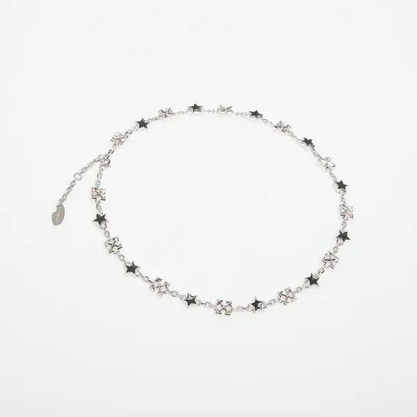 Off-White Ogrlica Off-White Arrow Chain Necklace Silver/ Black Universal