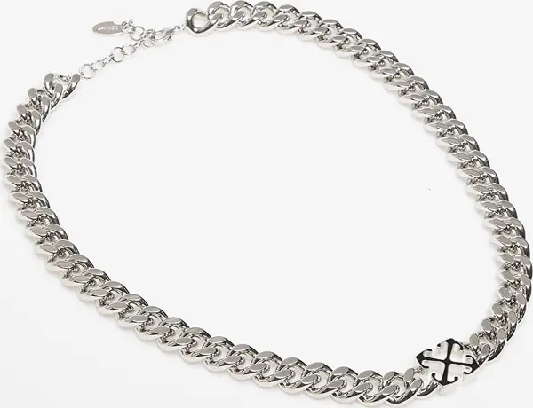 Off-White Ogrlica Off-White Enamel Arrow Necklace Silver/ Black Universal