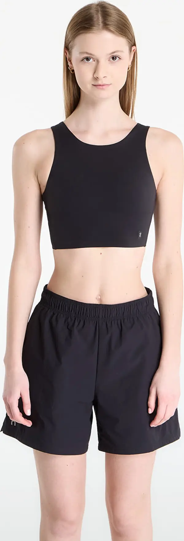On On Core 2-in-1 Crop Black S