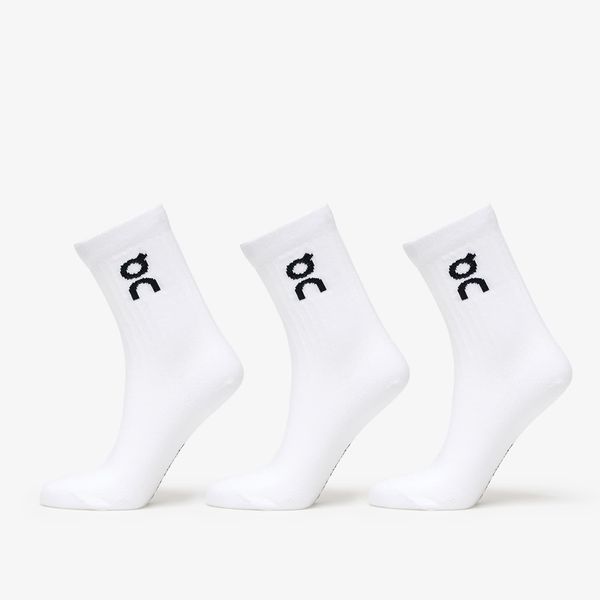 On On Logo Sock 3-Pack White