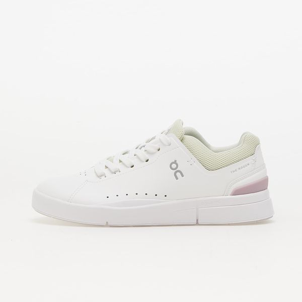 On On W The Roger Advantage White/ Mauve