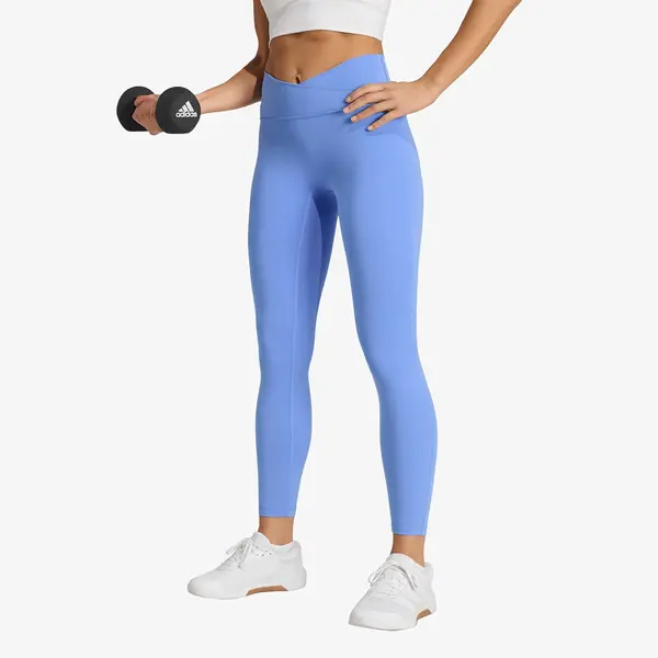 adidas Performance Pajkice adidas 3 Stripes Studio All Me 7/8 X-Over Leggings Blue Fusion S