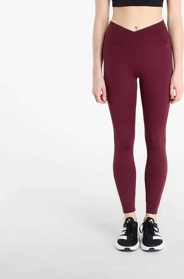 adidas Performance Pajkice adidas 3 Stripes Studio All Me 7/8 X-Over Leggings Maroon XS