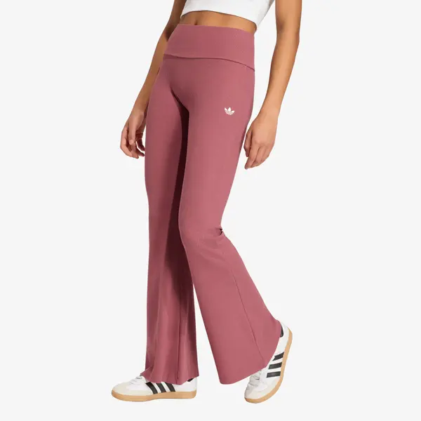 adidas Originals Pajkice adidas Essentials Rib Flared Leggings Quiet Crimson XS