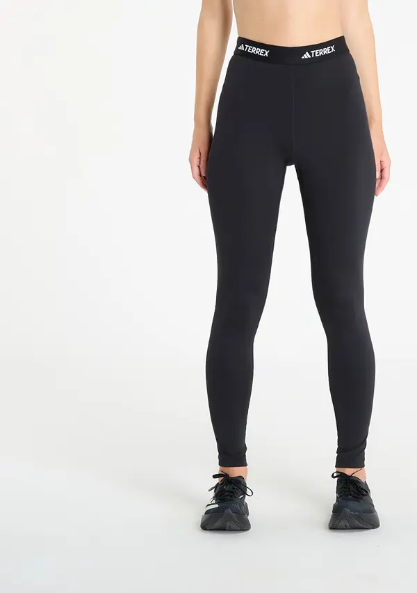 adidas Performance Pajkice adidas Multi Synthetic Base Layer Leggings Black/ Black XS