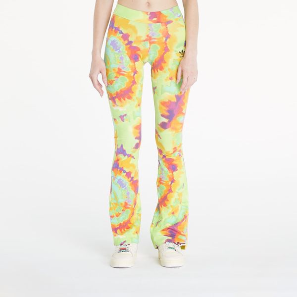 adidas Originals Pajkice adidas Tie-Dyed Flared Pant Yellow/ Multicolor XS