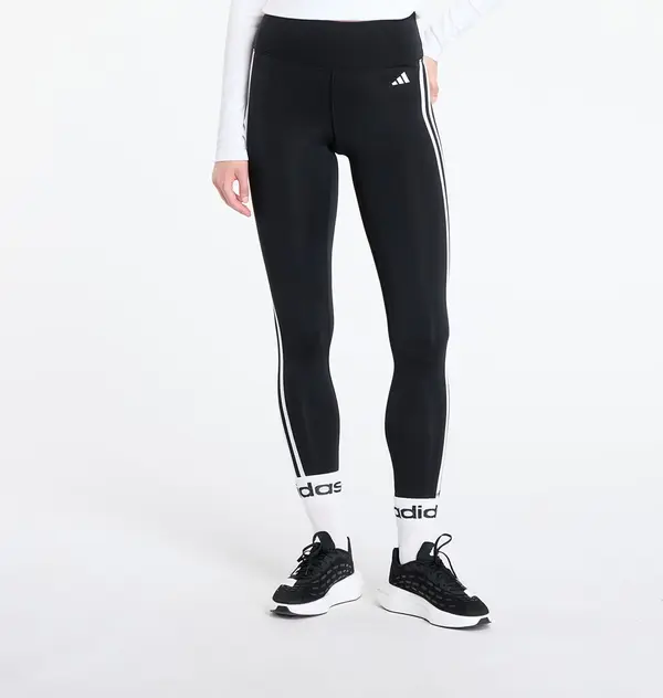 adidas Performance Pajkice adidas Train Essentials 3-Stripes High-Waisted 7/8 Leggings Black/ Cream White/ Gum 3 XL