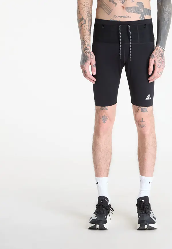 Nike Pajkice Nike ACG "Lava Loops" Men's Dri-FIT ADV 1/2-Length Trail Running Tights Black/ Summit White S