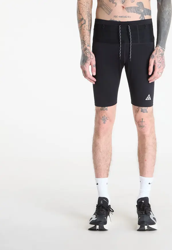 Nike Pajkice Nike ACG "Lava Loops" Men's Dri-FIT ADV 1/2-Length Trail Running Tights Black/ Summit White XL