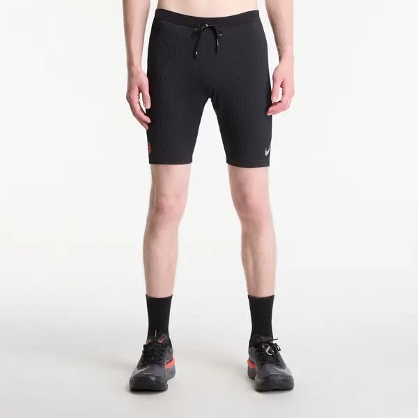 Nike Pajkice Nike AeroSwift Men's Dri-FIT ADV Brief-Lined 1/2-Length Running Tights Black/ Dk Smoke Grey/ Bright Crimson M