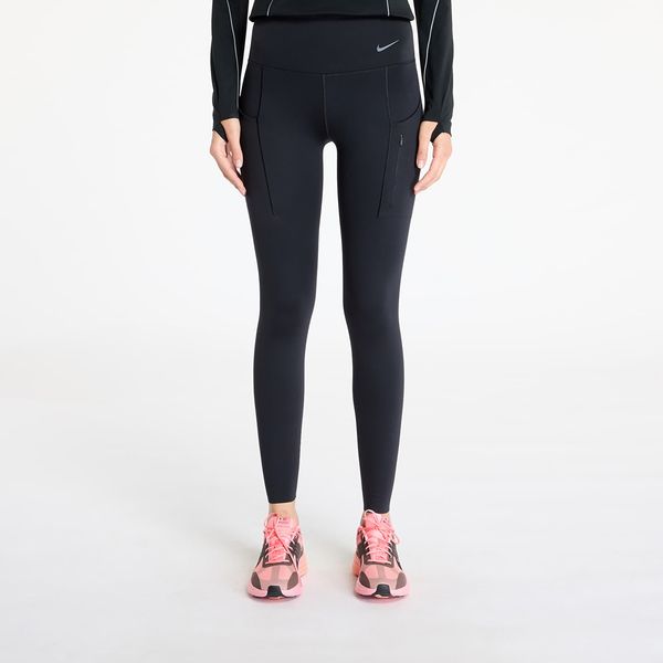 Nike Pajkice Nike Go Women's Firm-Support High-Waisted Full-Length Leggings with Pockets Black/ Black M