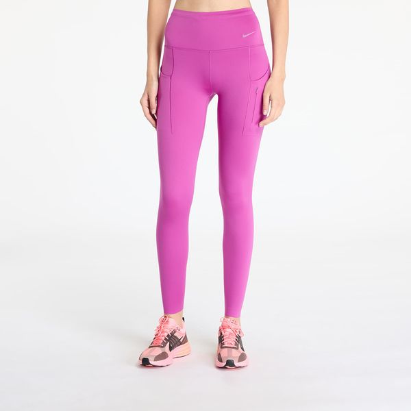 Nike Pajkice Nike Go Women's Firm-Support High-Waisted Full-Length Leggings with Pockets Hot Fuchsia/ Black S