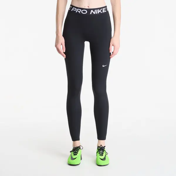 Nike Pajkice Nike Pro Women's Mid-Rise Full-Length Leggings Black/ White L