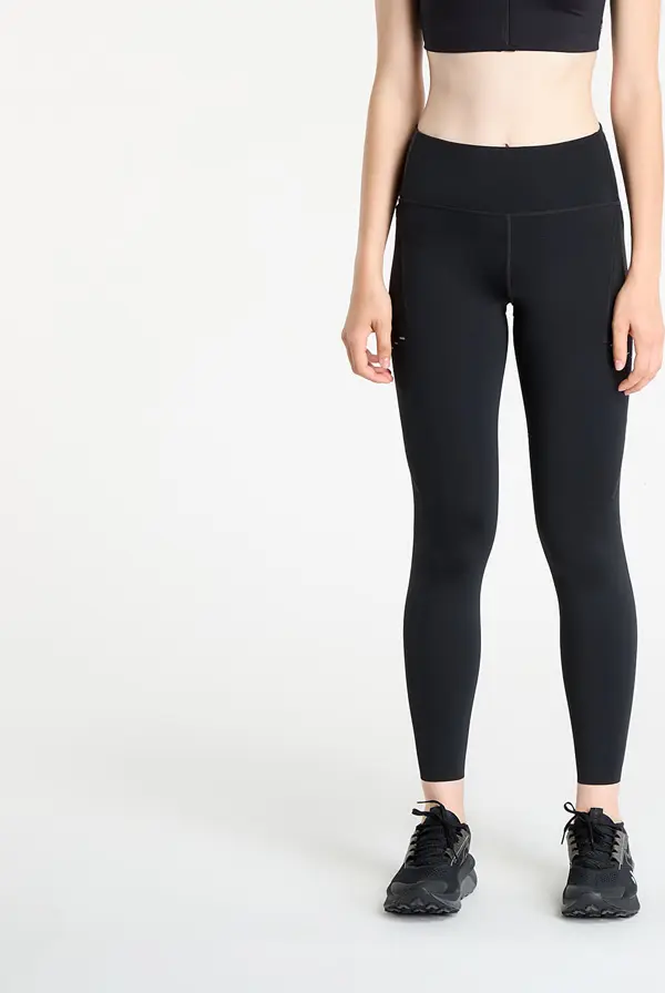 Nike Pajkice Nike Swift Women's High-Waisted 7/8 Running Leggings with Pockets Black/ Reflective Silver L