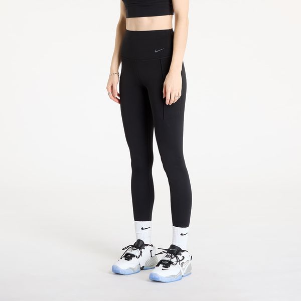 Nike Pajkice Nike Universa Women's Medium-Support High-Waisted Full-Length Leggings with Pockets Black/ Black M