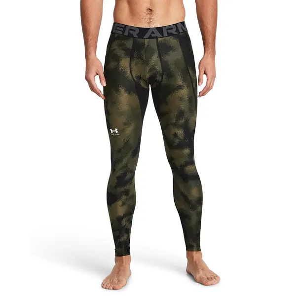 Under Armour Pajkice Under Armour HG Armour Printed Lgs Green S