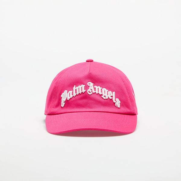 Palm Angels Palm Angels Curved Logo Cap Fuchsia/ Soft Pink Universal