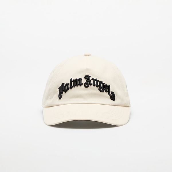 Palm Angels Palm Angels Curved Logo Cap Off White/ Black Universal