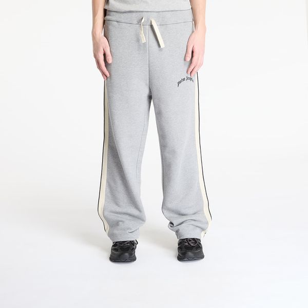 Palm Angels Palm Angels Curved Logo Track Sweatpants Grey Melange L