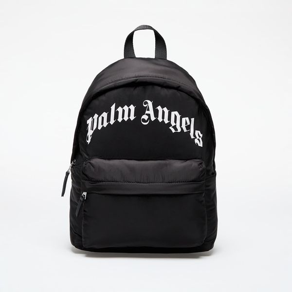 Palm Angels Kids Palm Angels Kids Curved Logo Big Backpack Black/ White Universal